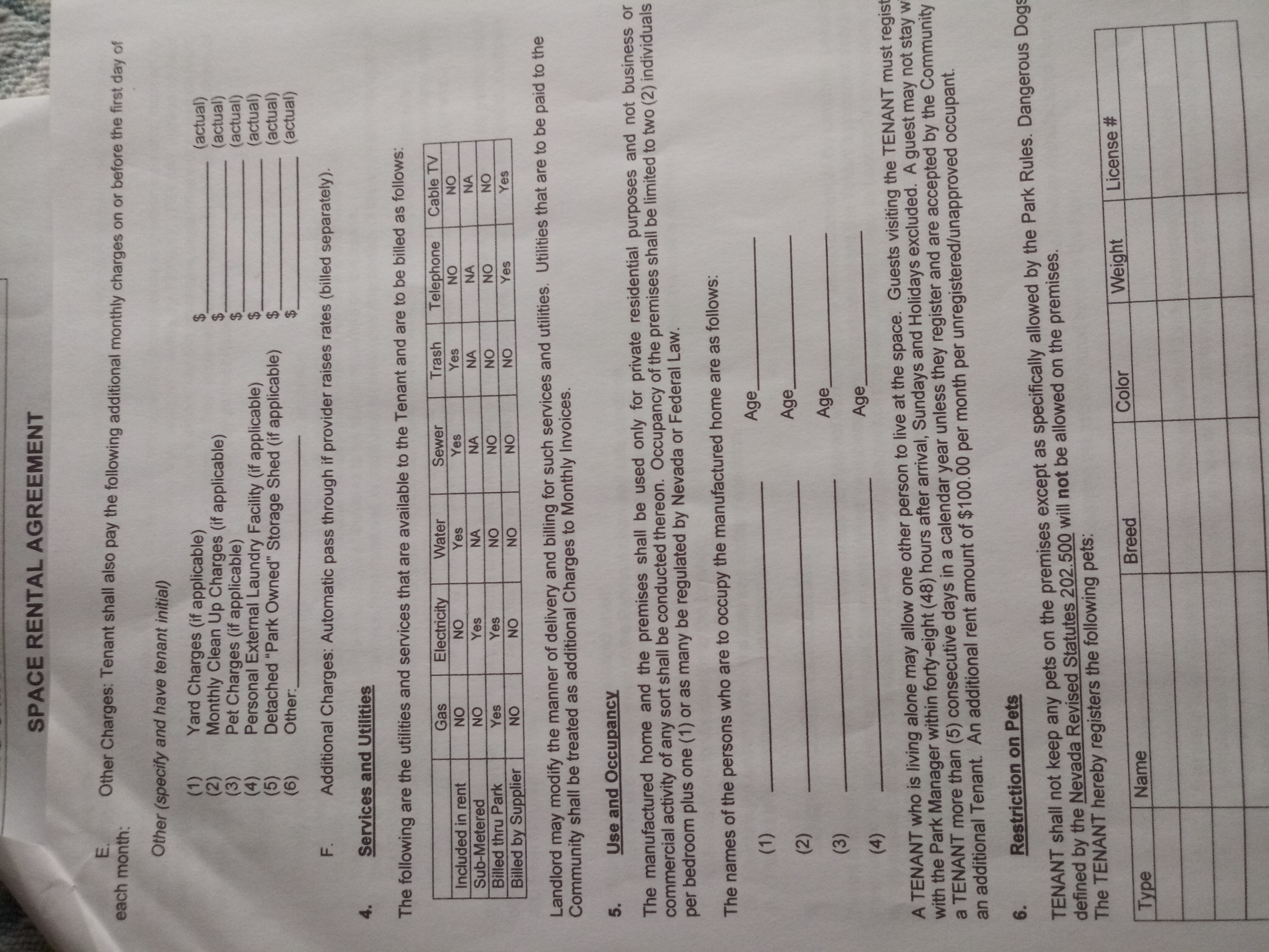 Tenants are being threatened with eviction if we do not sign this rental agreement. 
